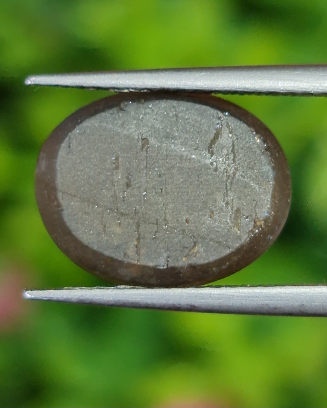 ตาแมว ทัวร์มาลีน Cat eye Tourmaline 7.44 กะรัต Cts. พลอยแท้ อัญมณีมงคลประจําวันเกิด เครื่องประดับพลอย