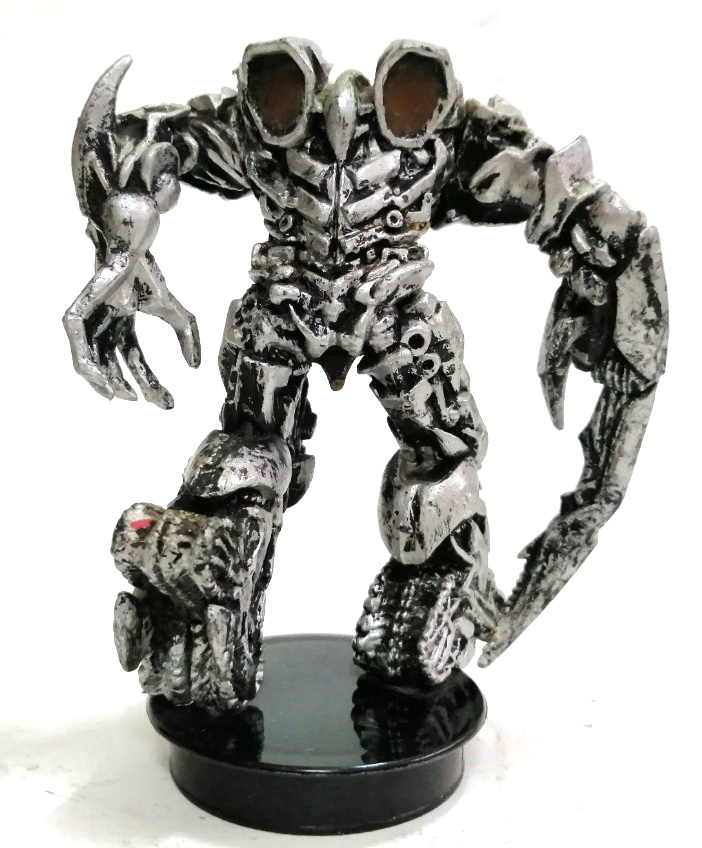 ฝาท๊อปเปอร์ ฟิกเกอร์ทรานฟอร์มเมอร์ ตัวหัวหน้าฝ่าย ดีเซฟติคอน เมกะตรอน ขนาดสูง 8.5 ซม. ทำสีสำเร็จ สภาพเก็บสะสม