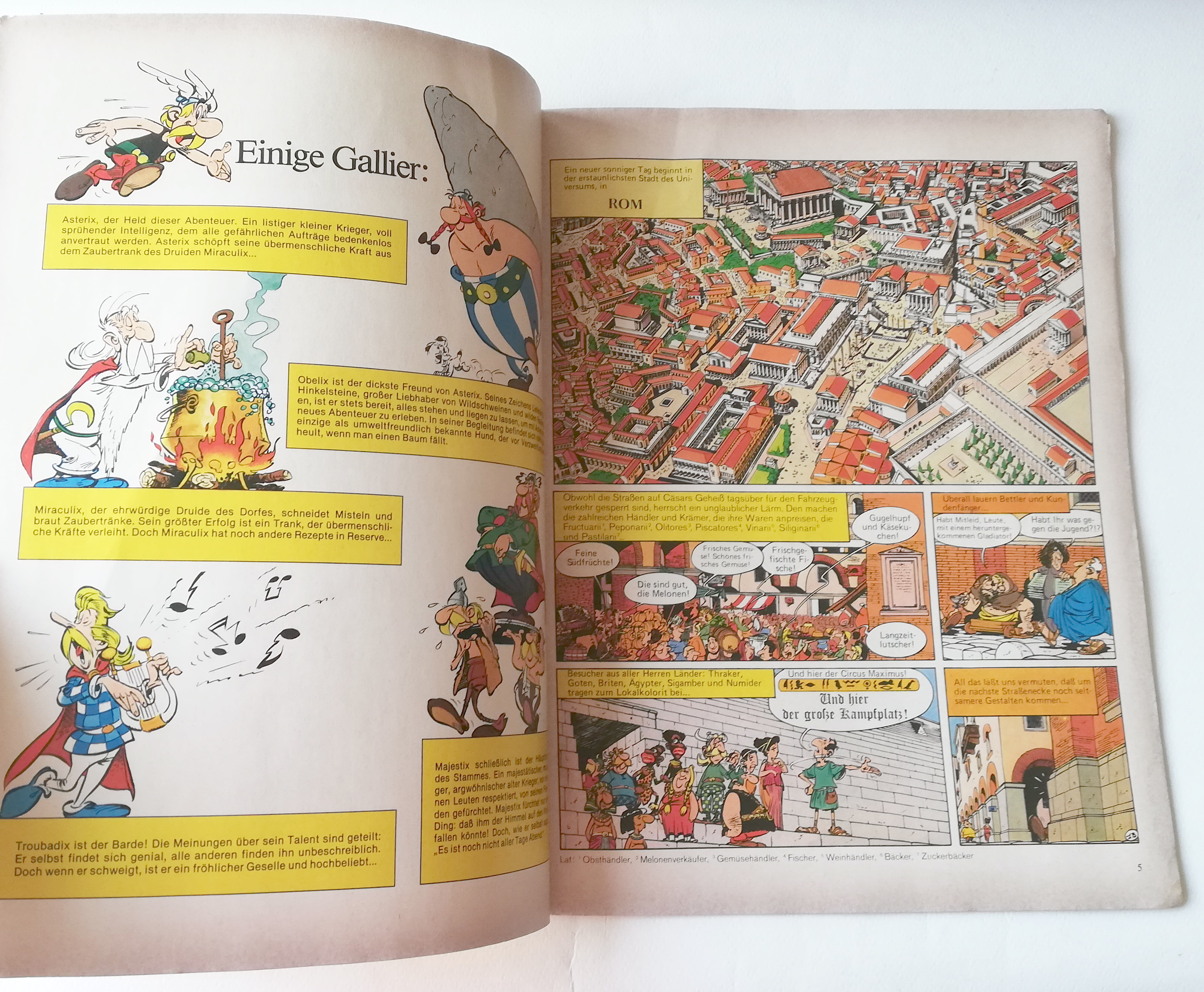 หนังสือการ์ตูนภาษาเยอรมัน Dargaud prasentiert:-BAND XVII GROSSER Asterix Die Lorbeeren des CASAR ZEICHNUNGEN: UDERZO TEXT: GO SFr. 7.20 DELTA VERLAG GMBH Jelta VTERIFER STUTTGART EHAPA VERLAG GMBH STUTTGART UDER20