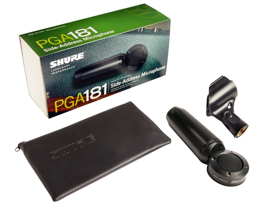 SHURE PGA181-LC ไมโครโฟน Side-address cardioid Condenser Microphone instruments and vocal recording