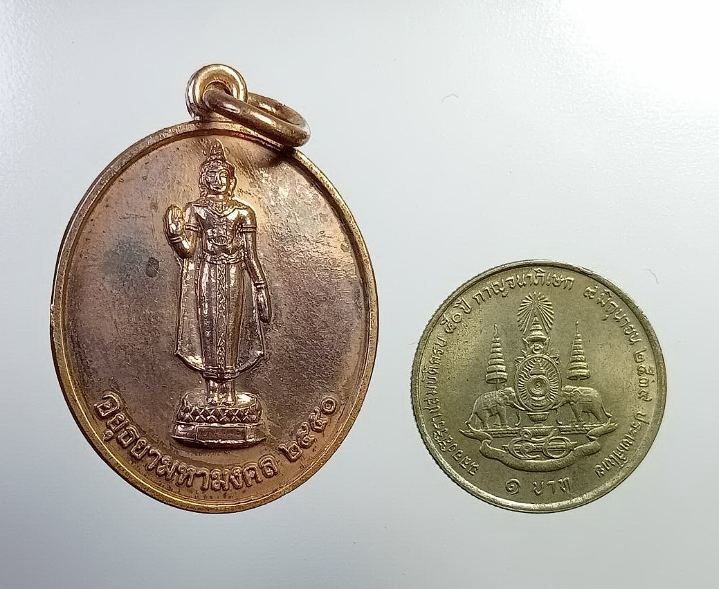 A6633 เหรียญอยุธยามหามงคล จ.อยุธยา ปี2550