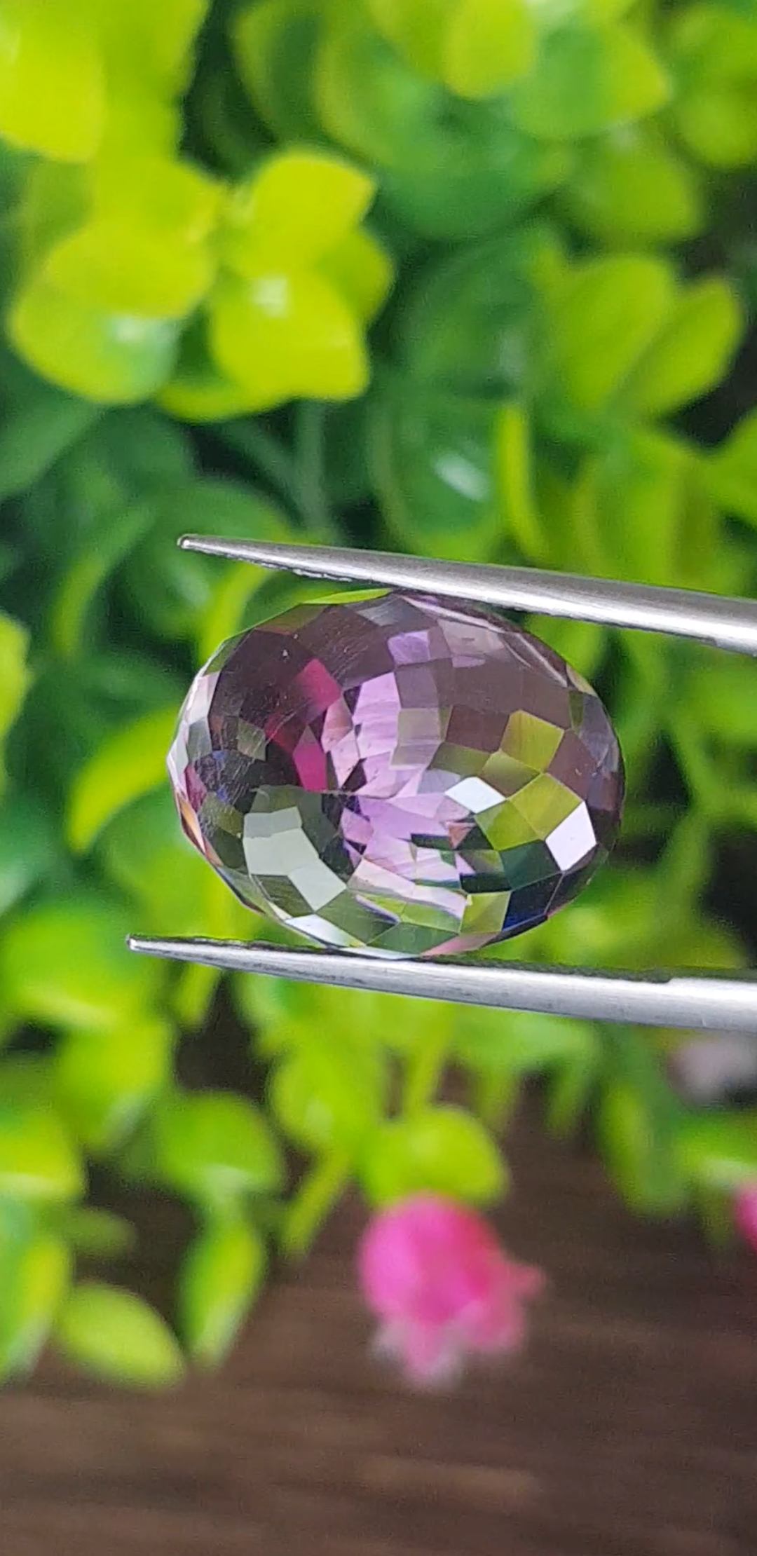 พลอย อเมทิส Amethyst 15.57 กะรัต (Cts.) พลอยแท้ อัญมณีมงคลประจําวันเกิด เครื่องประดับพลอย