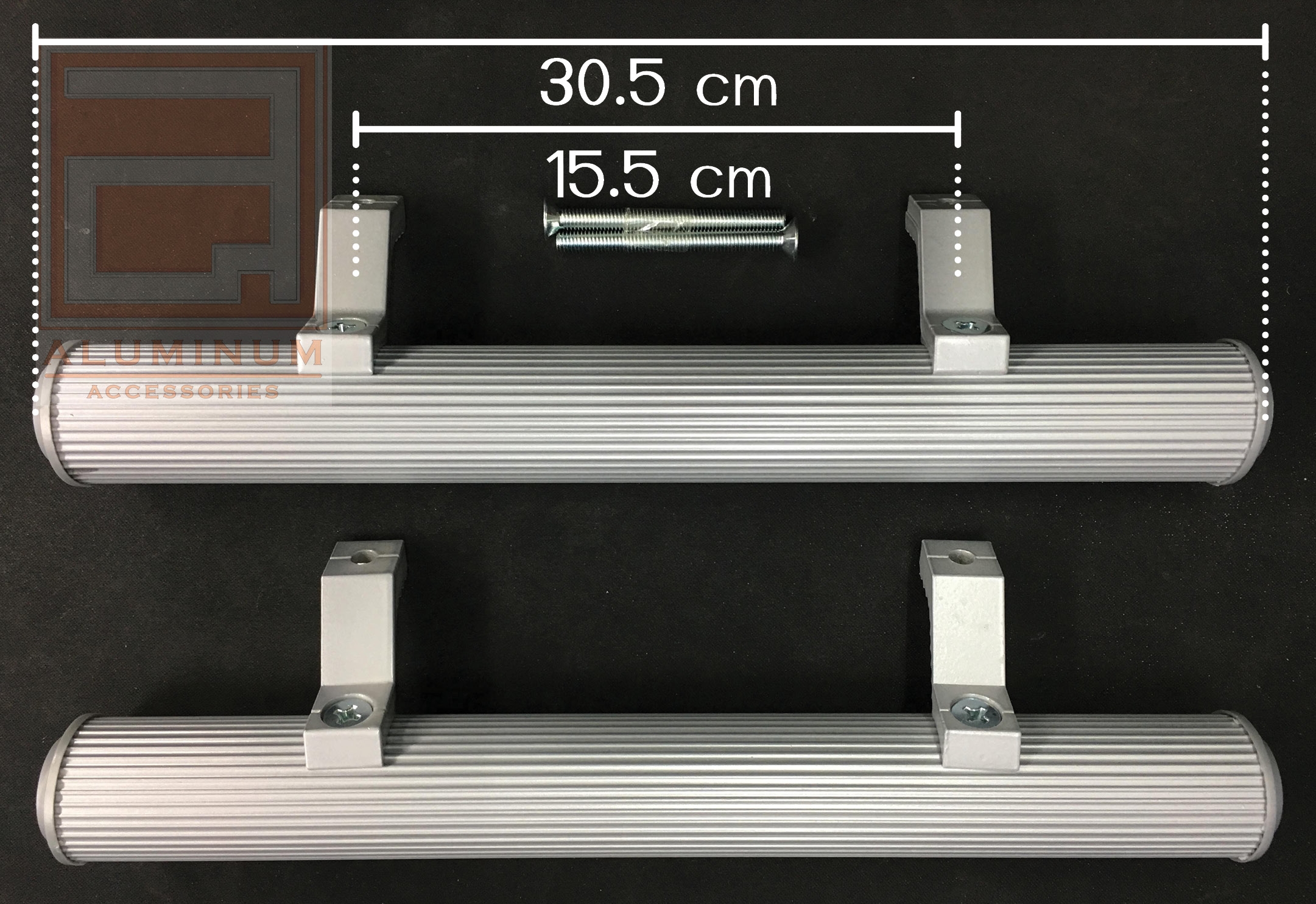 ชุดมือจับกระบอง (สีเทา บรอนซ์ ) ระยะรู 15.5 ซม.