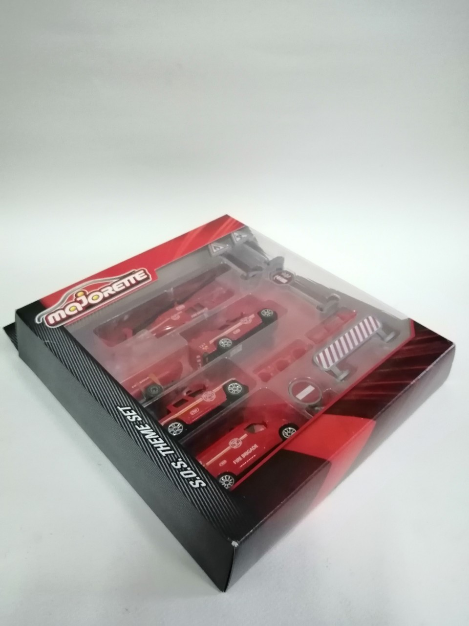เซ็ทรถกู้ภัย มาจอเร็ท งานสะสม เก่าเก็บ Majorette S.O.S set_สีแดง