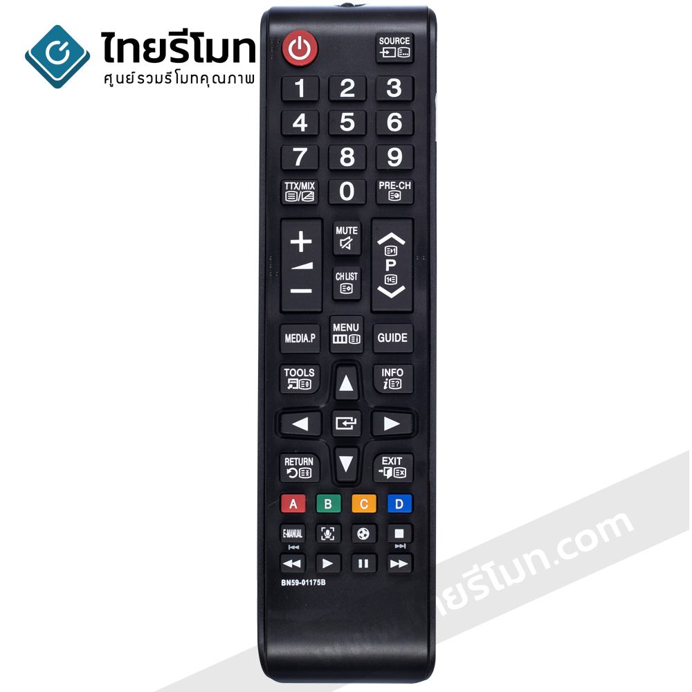 รีโมททีวี Samsung รุ่นBN59-01175B (มีปุ่มสั่งงานด้วยเสียง / มีปุ่มลูกฟุตบอล)