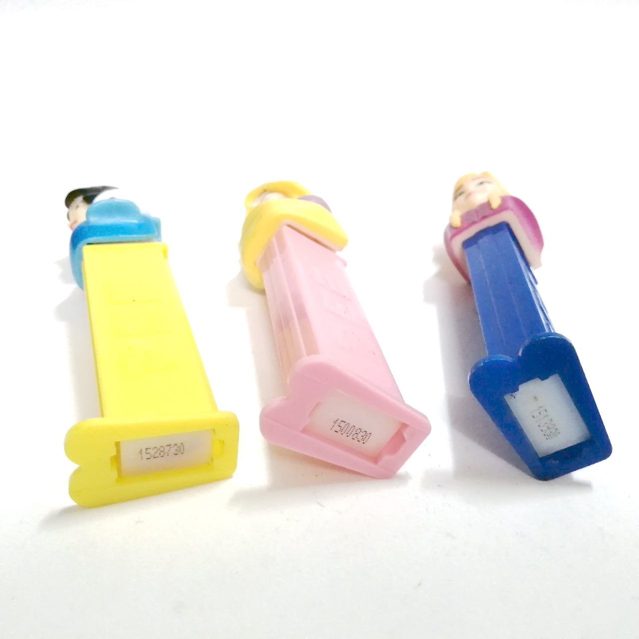 ของสะสมเจ้าหญิงดิสนีย์ กล่องใส่ขนมเพซ :-เจ้าหญิงสโนว์ไวท์,ราพันเซล ราปุนเซล,อันนา Pez dispenser Disney princess Collection: :Anna, Snow White , Rapunzel***ไม่มีขนม มีรอยเล็กน้อย