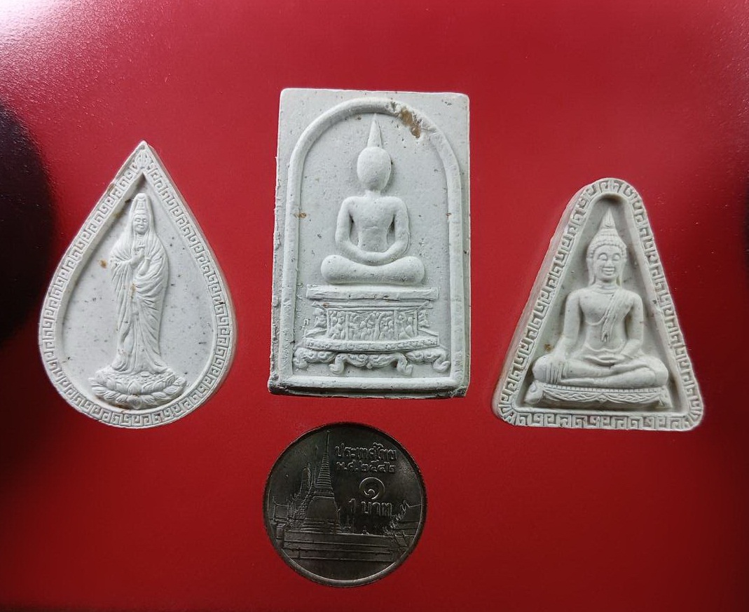 ก801 พระสมเด็จฐานจีน พระนางพญาฮวดใช้ เจ้าแม่กวนอิม สามเกจิ หลวงปู่วรพรต หลวงพ่อเปิ่น พระครูปลัดเล็ก