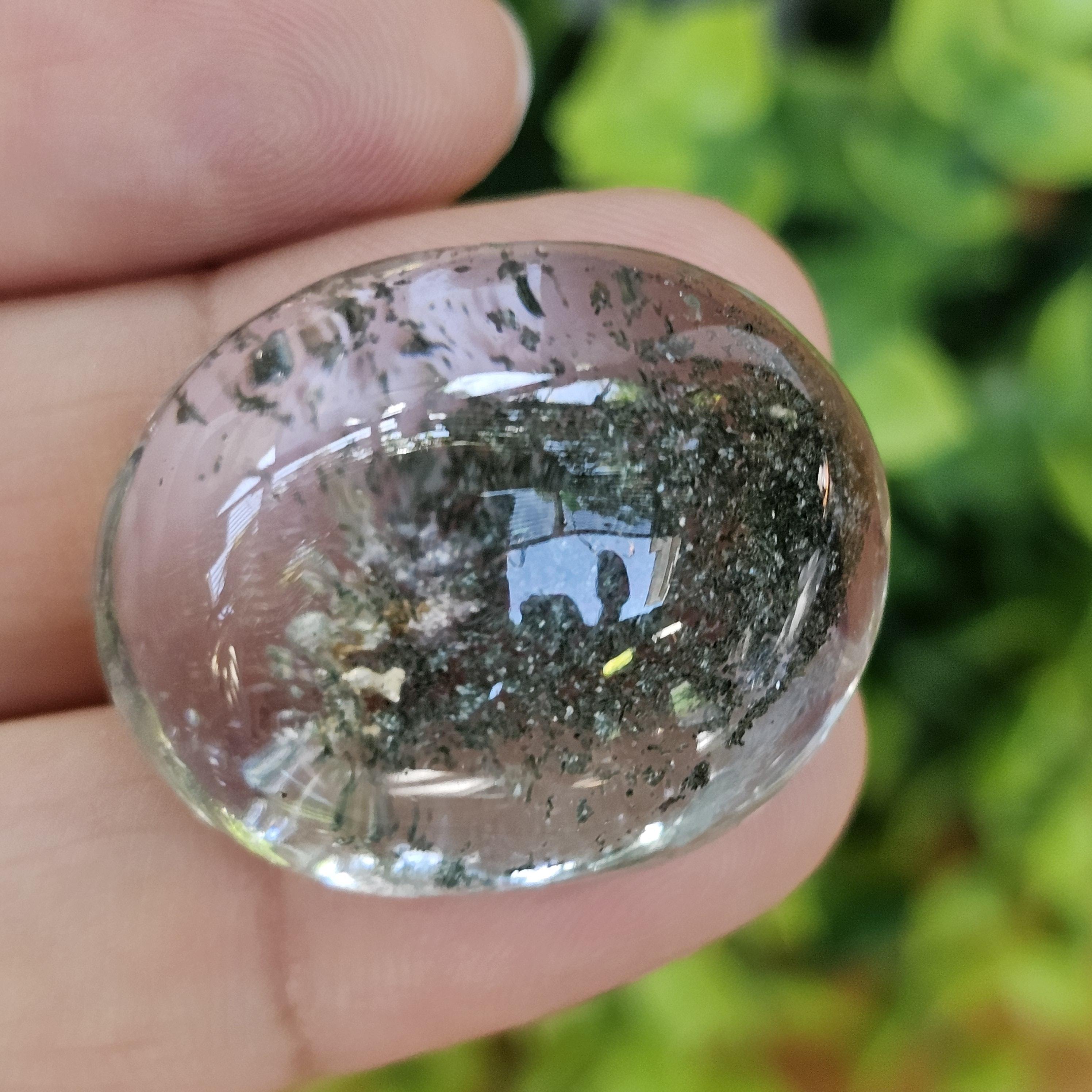 โป่งข่าม ควอตซ์ Included Quartz 81.03 กะรัต Cts พลอยแท้ อัญมณีมงคลประจําวันเกิด เครื่องประดับพลอย