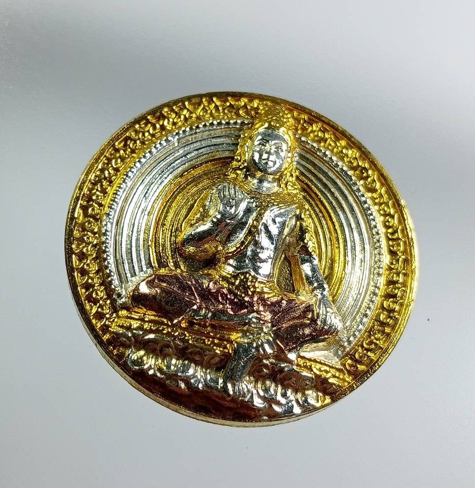 ก925 เหรียญจตุคามรามเทพ รุ่นมั่งมีเงินทอง พิธิพุทธาภิเษก-เทวาภิเษก วัดพระมหาธาตุวรมหาวิหาร จ.นครศรีธรรมราช