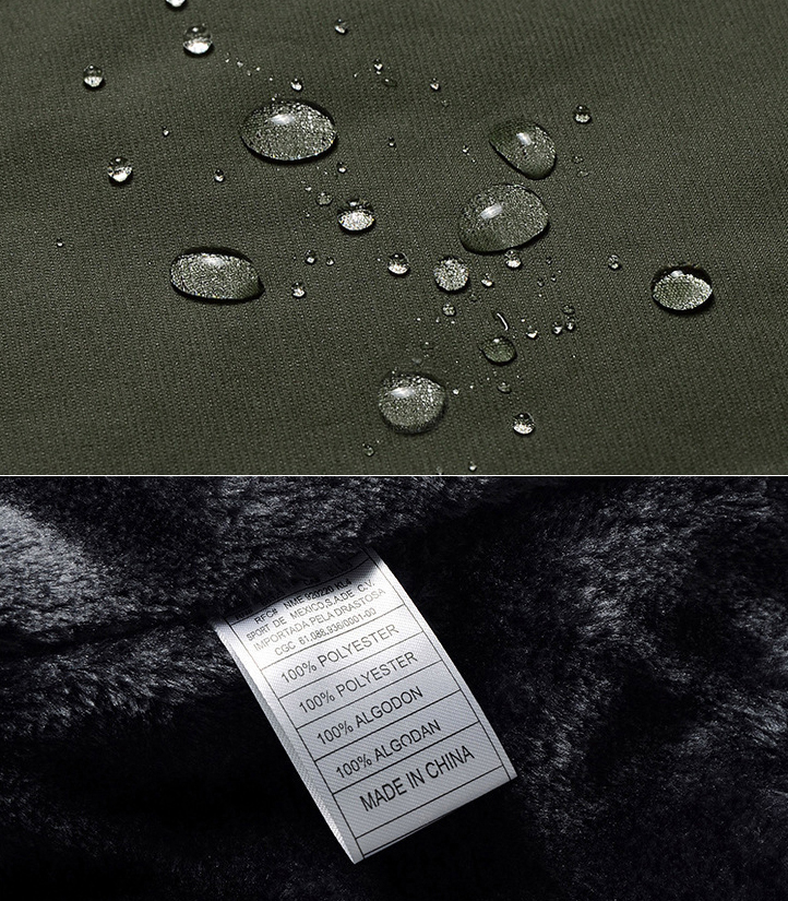 Outdoor เสื้อกันหนาวติดลบ กันหิมะ ซับขน ฮู้ดถอดได้ (10144MM)