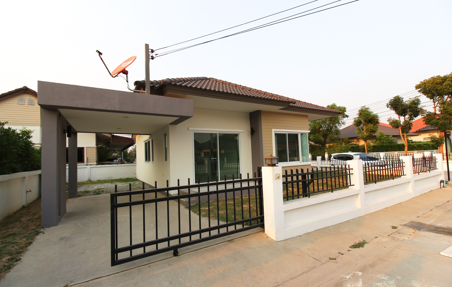 บ้านเดี่ยว 63ตรว.ใกล้โรบินสันพร้อมเข้าอยู่