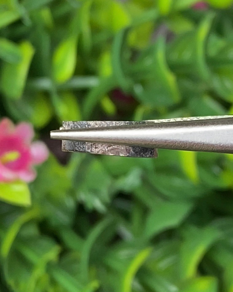 ไคแอสโทไลต์ Chiastolite 3.71 กะรัต (Cts.) พร้อมใบเซอร์ พลอยแท้ อัญมณีมงคลประจําวันเกิด เครื่องประดับพลอย