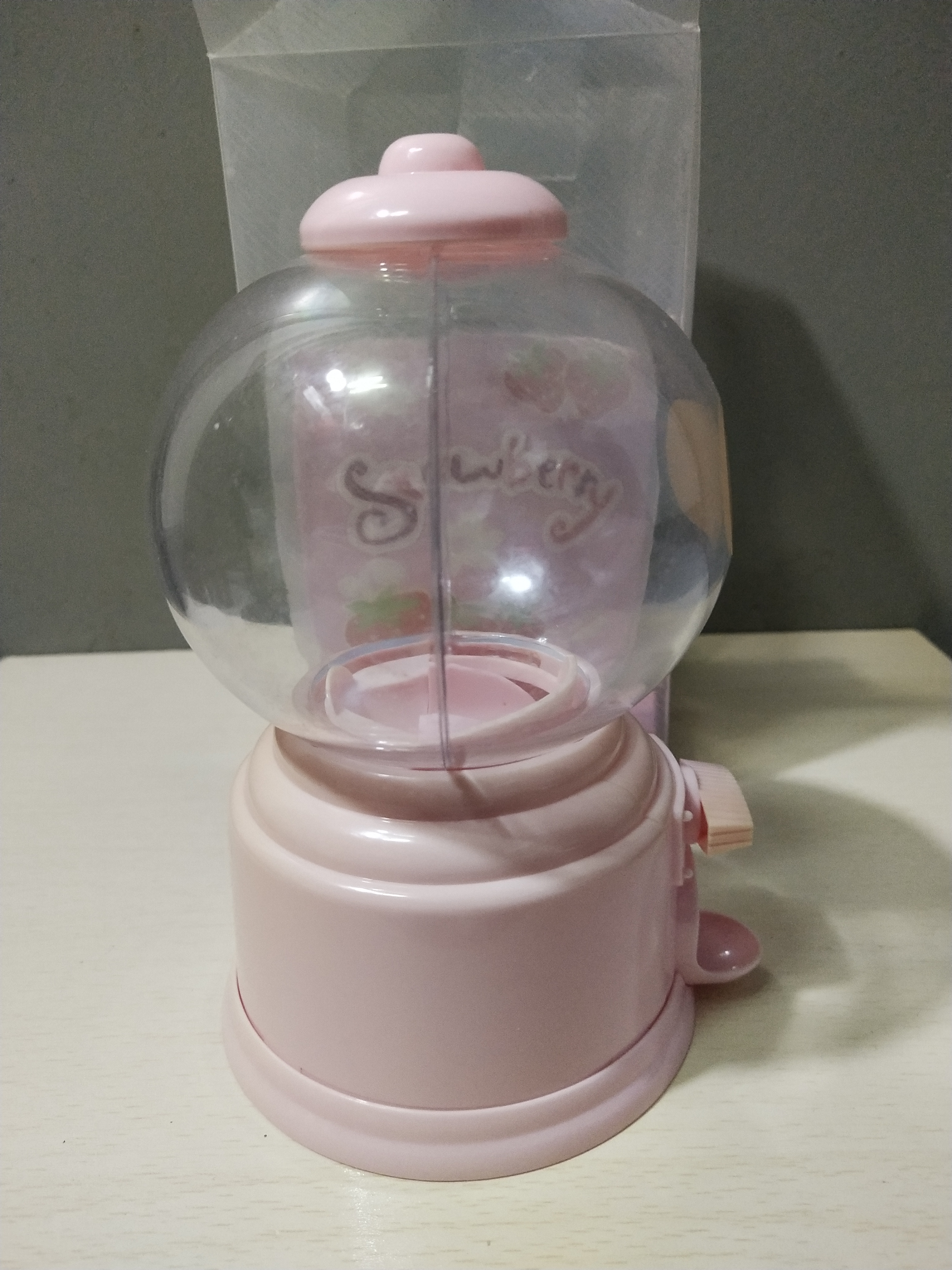 มีหลายภาพ ของสะสม โหลหมุนขนม ขนาดเล็กตามภาพ หมุนได้จริง *กระดาษรองใต้กล่องมีรอยยับ