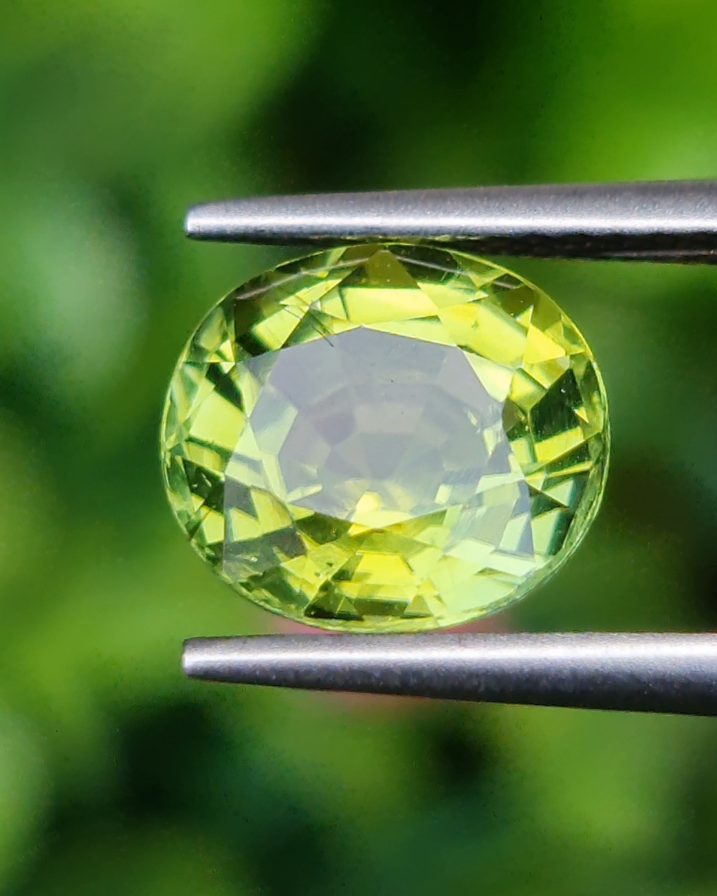 พลอย กรีน ทัวร์มารีน (Green Tourmaline) 2.68 กะรัต (Cts.) อัญมณีมงคลประจําวันเกิด เครื่องประดับพลอย