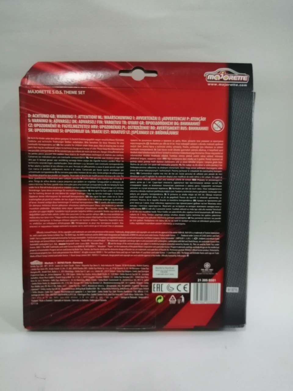 เซ็ทรถกู้ภัย มาจอเร็ท งานสะสม เก่าเก็บ Majorette S.O.S set_สีดำ