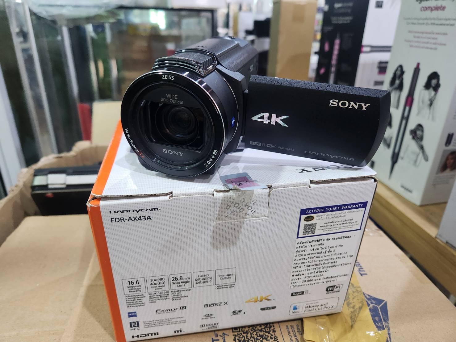 Camera Sony Handycam FDR-AX43 + กระเป๋า