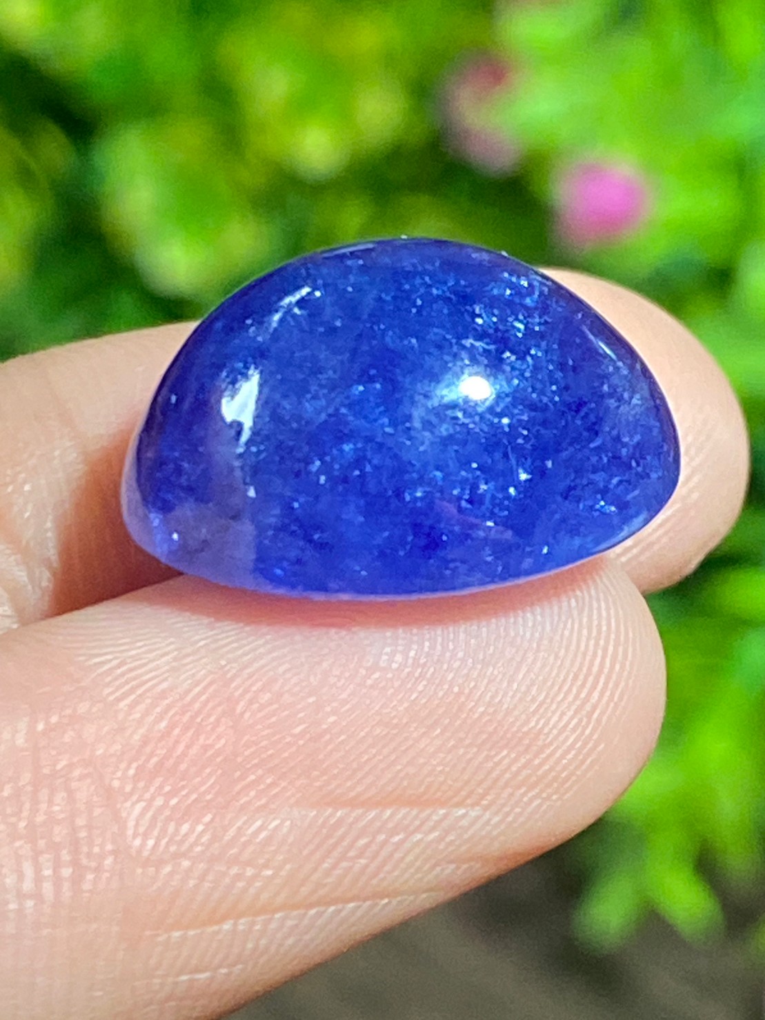 พลอย แทนซาไนท์ Tanzanite 21.48 กะรัต (Cts.) พลอยแท้ อัญมณีมงคลประจําวันเกิด เครื่องประดับพลอย
