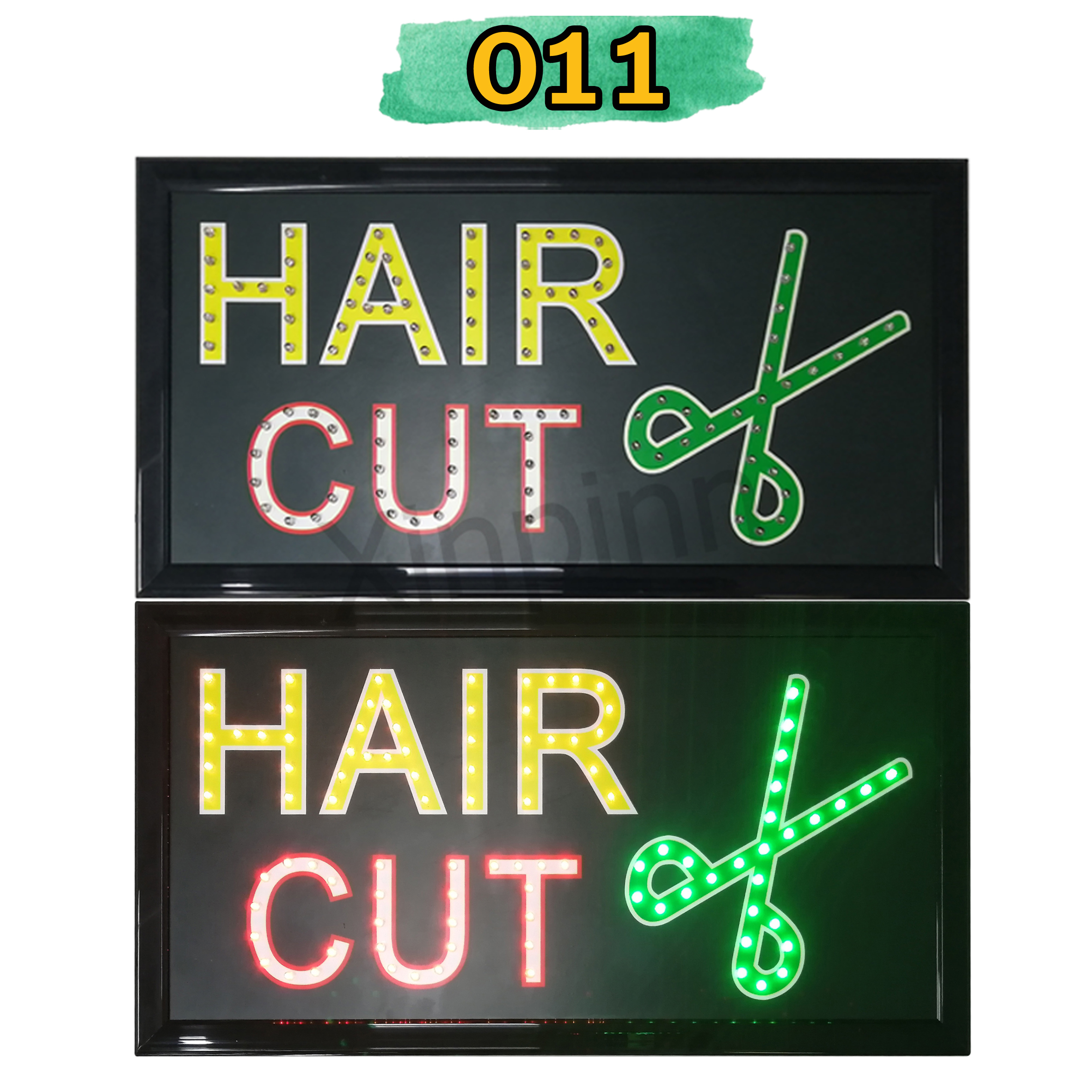 ป้ายไฟ HAIR CUT