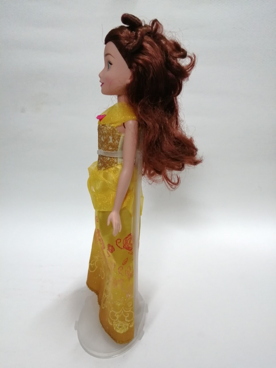 ตุ๊กตาเจ้าหญิงดิสนีย์**ไม่มีรองเท้า ,ผมฟู ตามภาพ แบลล์ หรือ เบลล์ จาก บิวตี้แอนด์เดอะบีสท์ โฉมงามกับเจ้าชายอสูร ลิขสิทธิ์ฮาสโบร