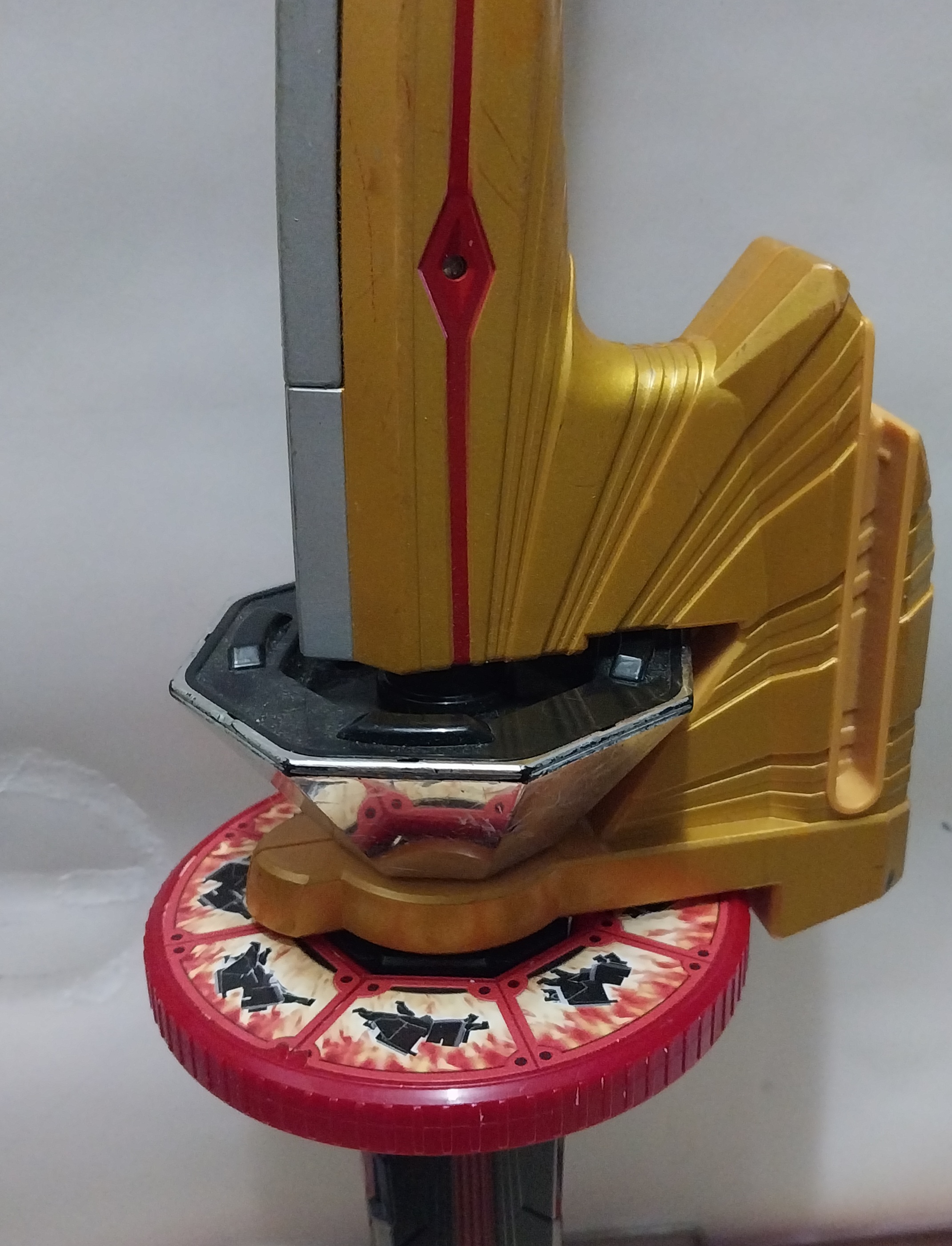 มีหลายภาพ งานdx **ระบบไฟไม่ติด ดาบจากขบวนการซามูไร ชินเคนเจอร์ พร้อมแผ่นดิสก์ มือสองสภาพดี มีรอยบ้าง