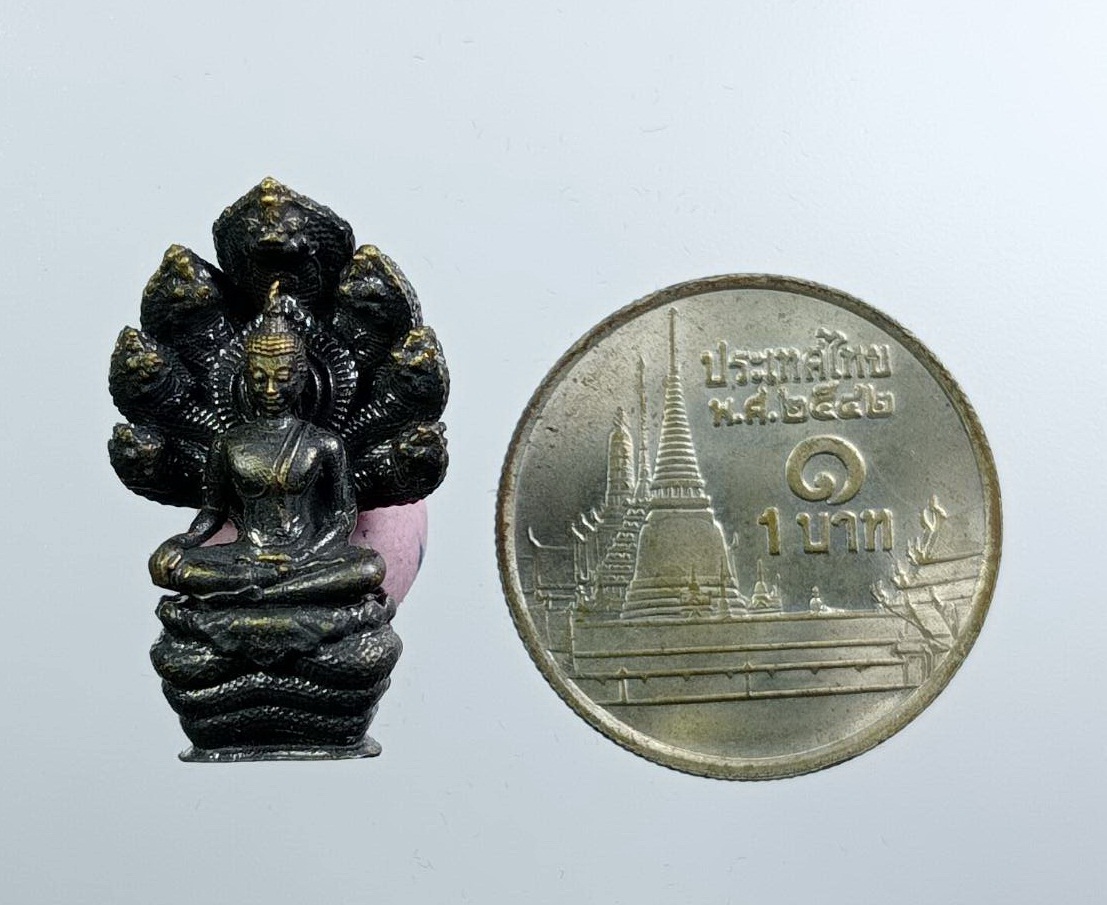 ก882 รูปหล่อพระนาคปรก น้อมถวายเป็นพุทธบูชา เสก ศิลปะไทย