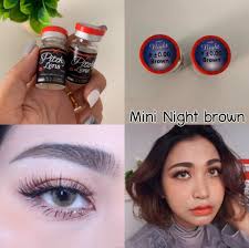 Pitchy lens สีน้ำตาล