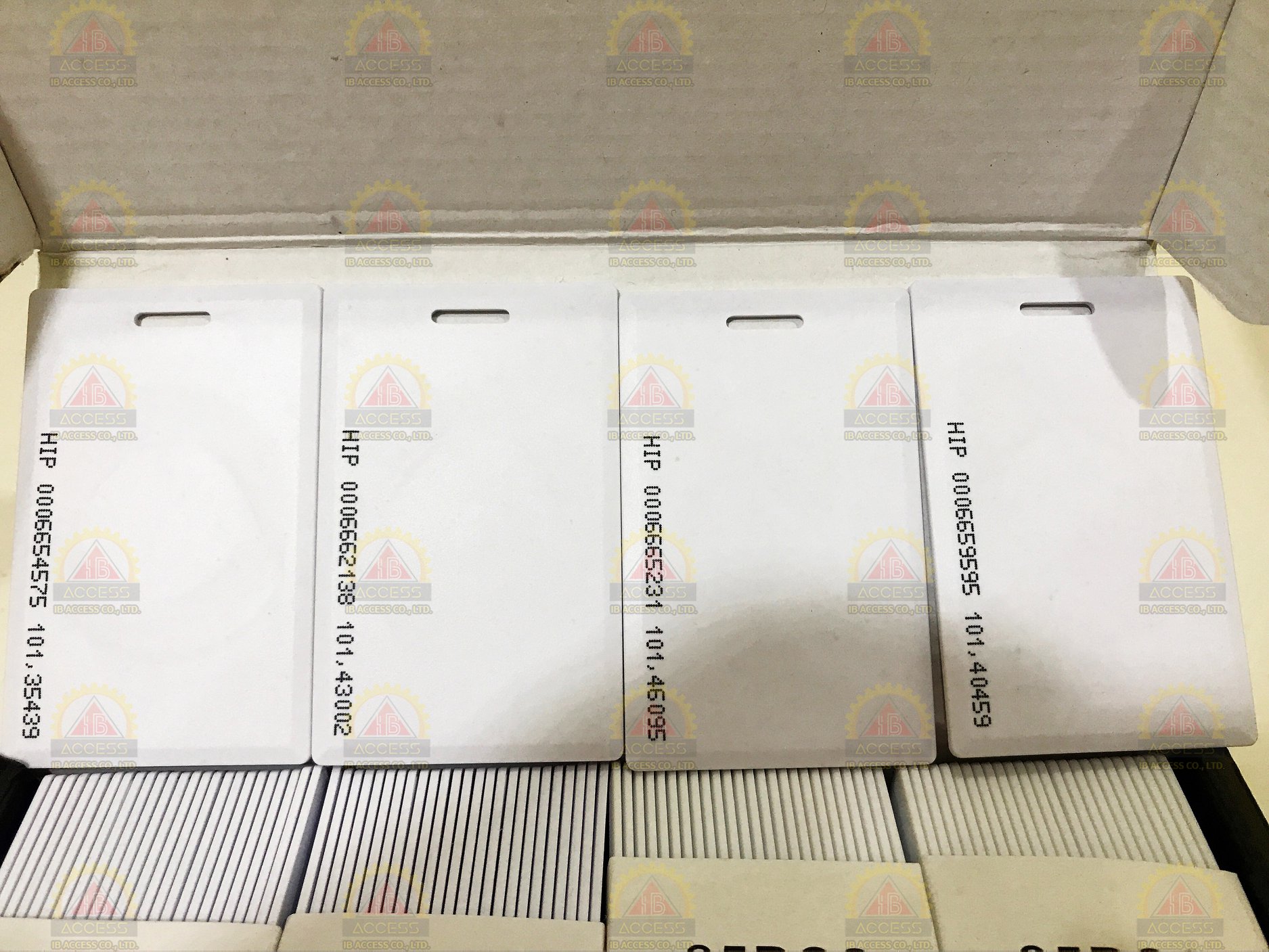 บัตรคีย์การ์ด Proximity Card แบบหนา 1.8 mm. ID 125KHz. ยี่ห้อ HIP (ไม่เรียงเลข) ไม่มีขั้นต่ำ