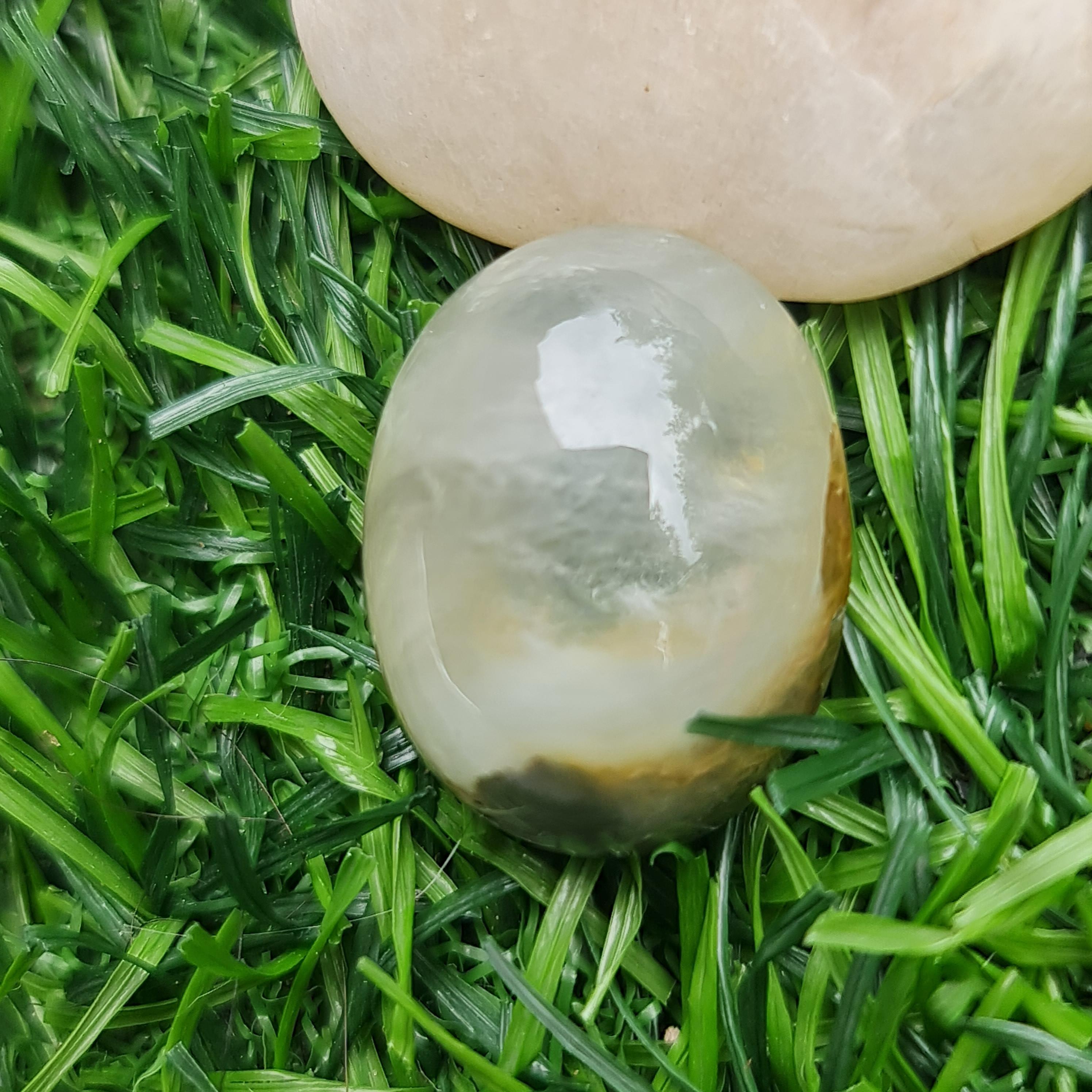 โป่งข่าม ควอตซ์ Rutilated Quartz 32.29 กะรัต Cts. พลอยแท้ อัญมณีมงคลประจําวันเกิด เครื่องประดับพลอย