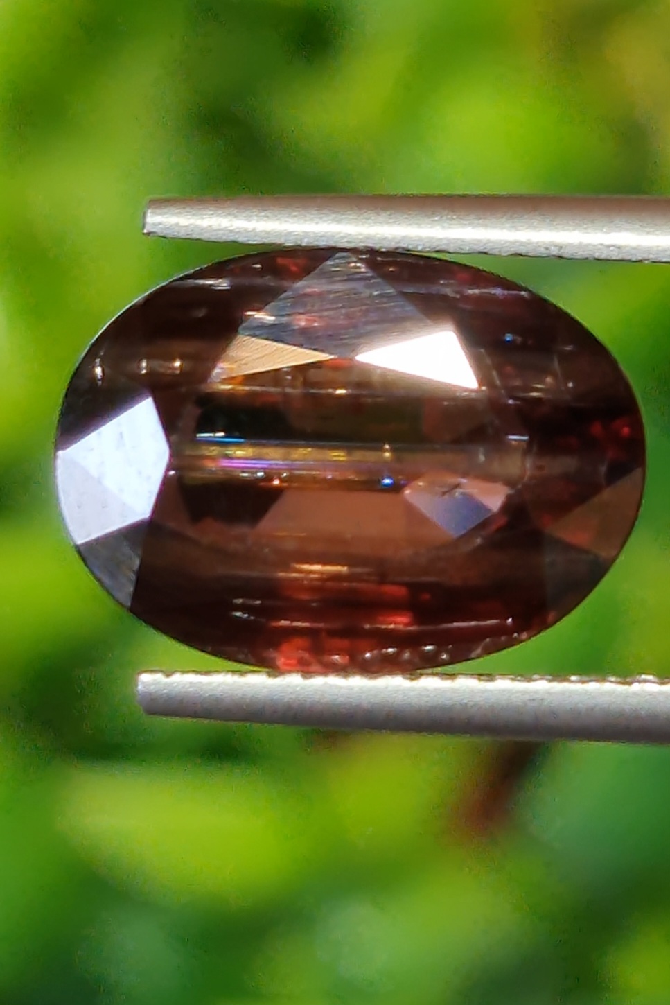 พลอย เพทาย Natural Zircon 6.39 กะรัต (Cts.) พลอยแท้อัญมณีมงคล ประจําวันเกิด เครื่องประดับพลอย