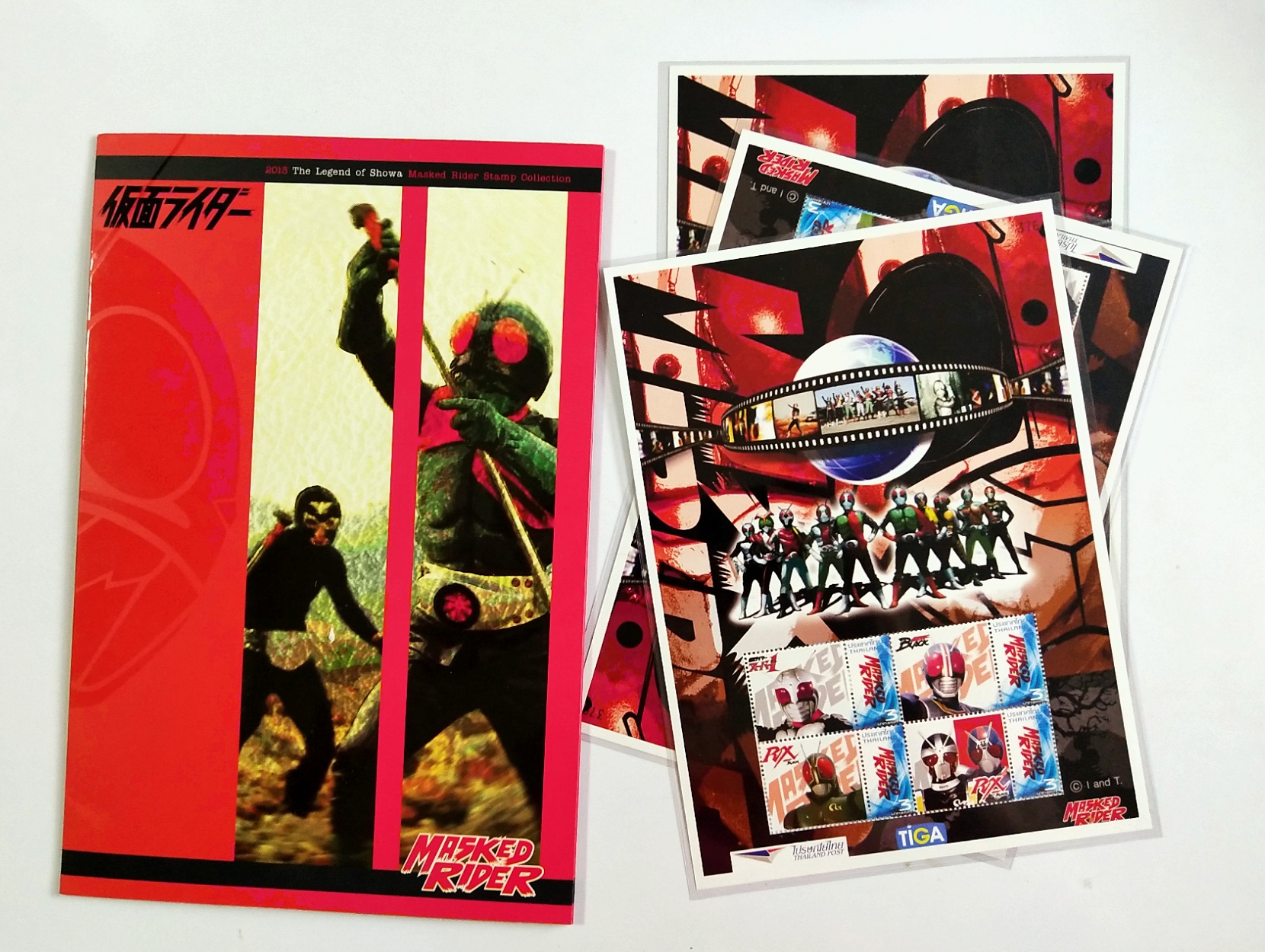 ของสะสม สแตมป์ มาสกไรเดอร์ ของแท้ ,Tiga Masked Rider Showa