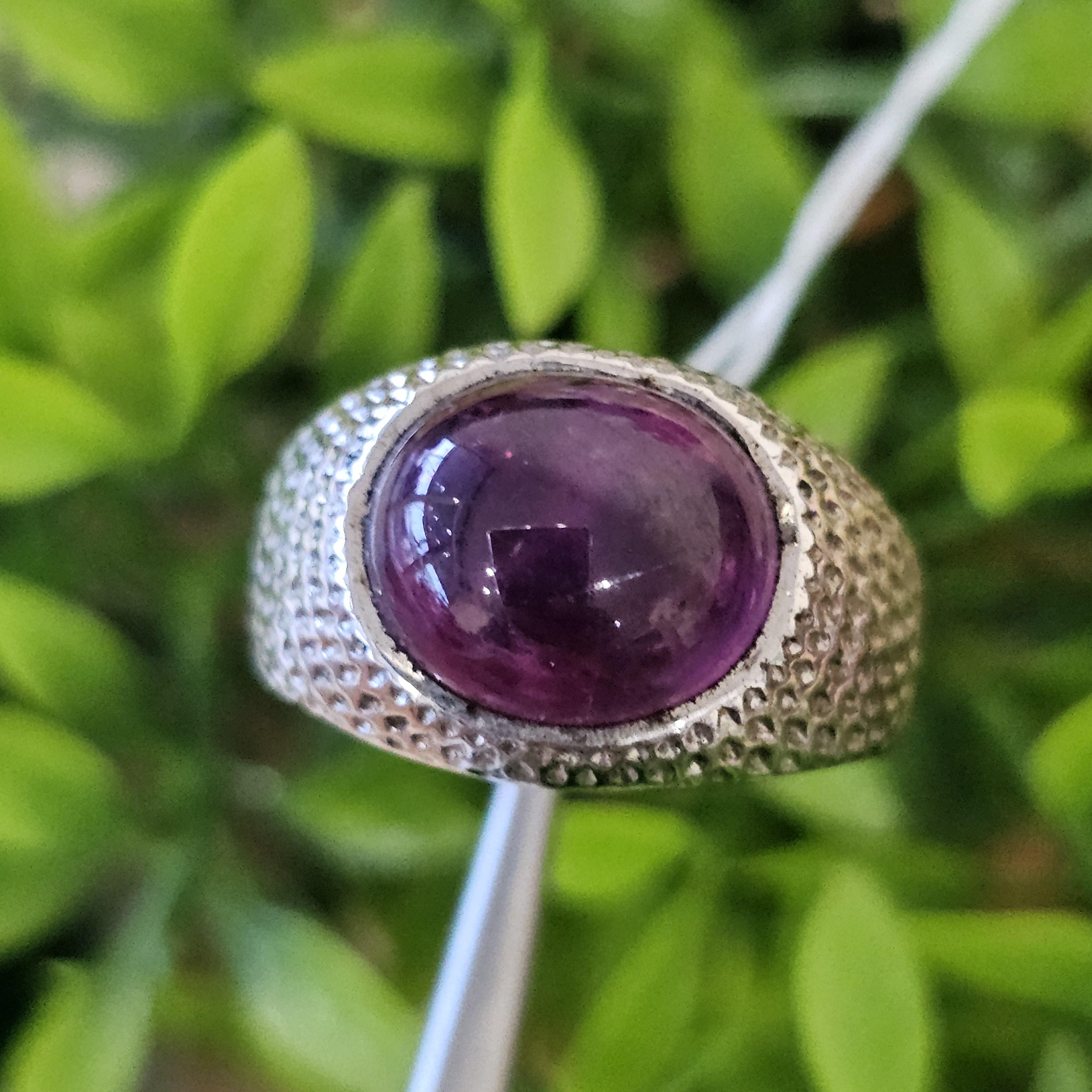 แหวน พลอย ทับทิม (Size) 57 Ruby Sapphire Ring