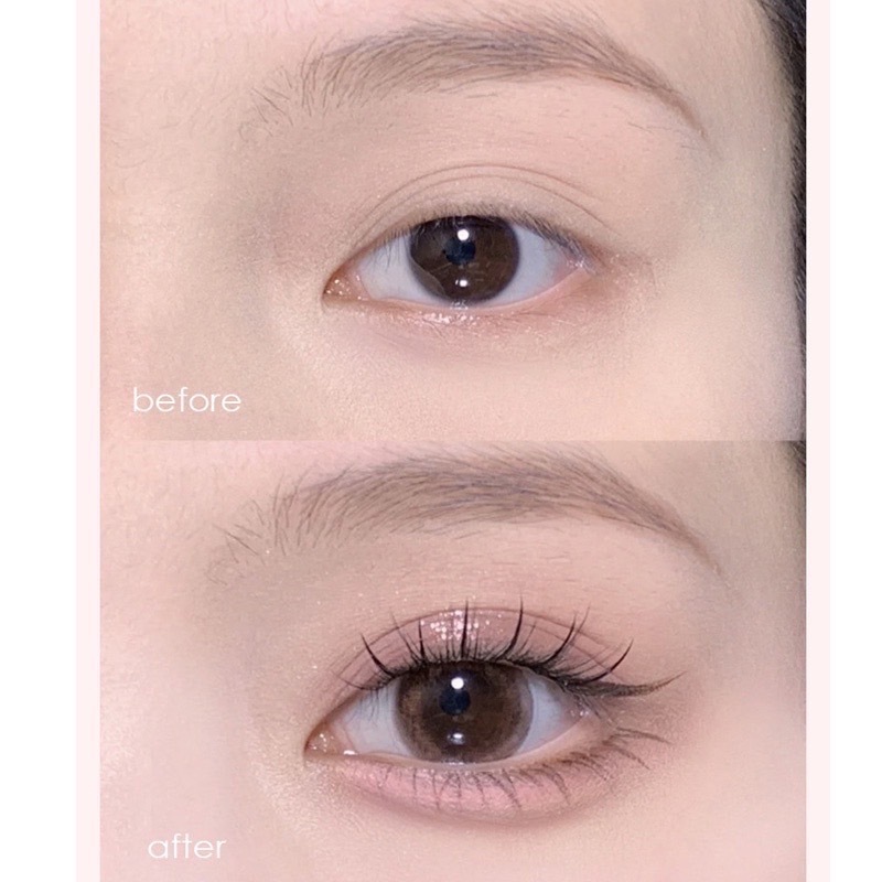 1 PV. แพ็คคู่ 2 ชิ้น ปากกาอายไลเนอร์ แบบบาง เส้นเล็ก คมชัด กันน้ํา ลายดอกไม้ สีชมพูมิ้นท์สุดคิ้วท์ 2.5g.