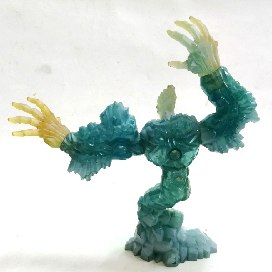 ฟิกเกอร์ AFC (แอคชั่นฟิกเกอร์) ICE MAN ไอส์แมน จาก X-MEN ขนาดสูง 20 ซม. ใส่น้ำแล้วกดกลไกฉีดได้ ตัวใสสีฟ้า ขยับแขนได้ งานเก่าปี 1999 สภาพสะสมเก่าเก็บ