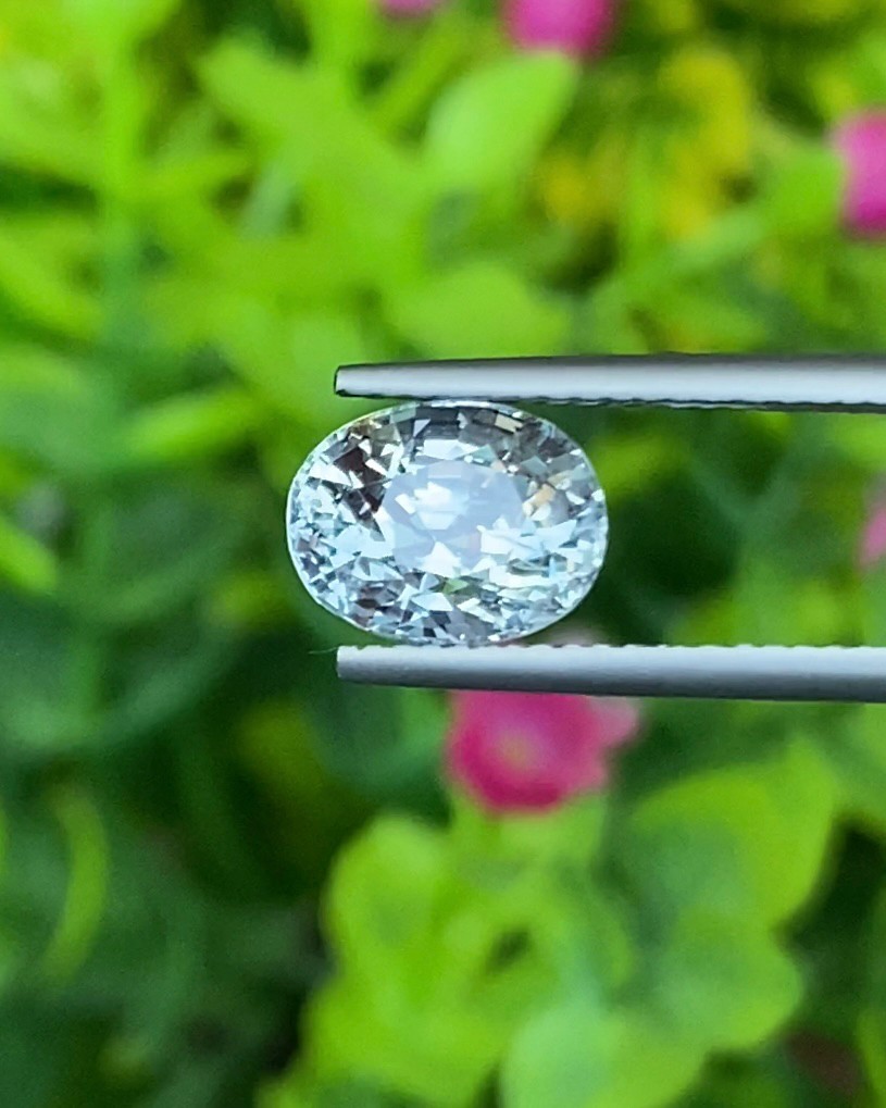 พลอย คัลเลอร์เชนจ์ แซฟไฟร์ Color Change Sapphire 2.77 กะรัต (Cts.) ดิบ พร้อมใบเซอร์ พลอยแท้ อัญมณีมงคลประจําวันเกิด เครื่องประดับพลอย