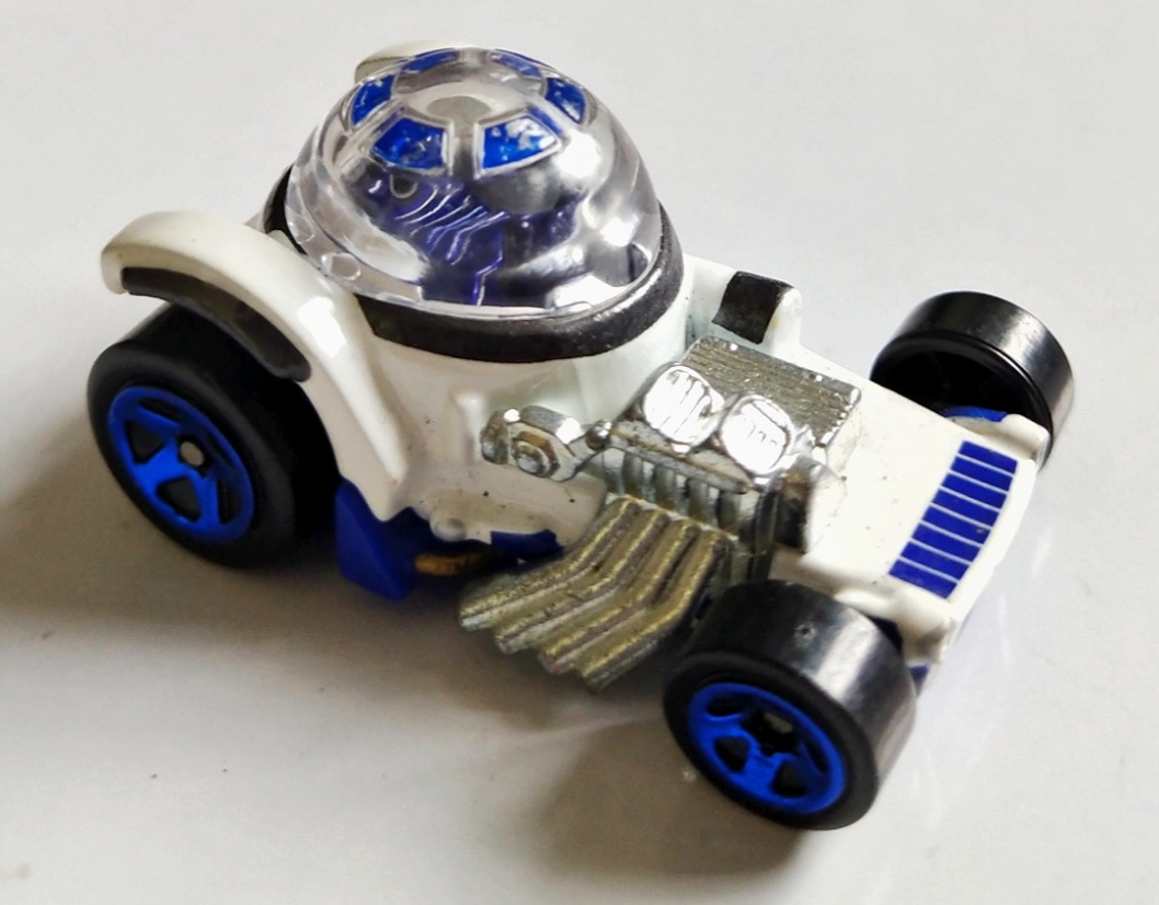 ของเล่น ของสะสม Die cast car รถเหล็ก hotwheel แคแรคเตอร์ R2D2 จาก star wars สภาพใหม่ แกะแพค