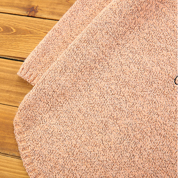 เสื้อไหมพรมกึ่งวูลหนานุ่ม ปักลายแมวน่ารัก (12355LM)