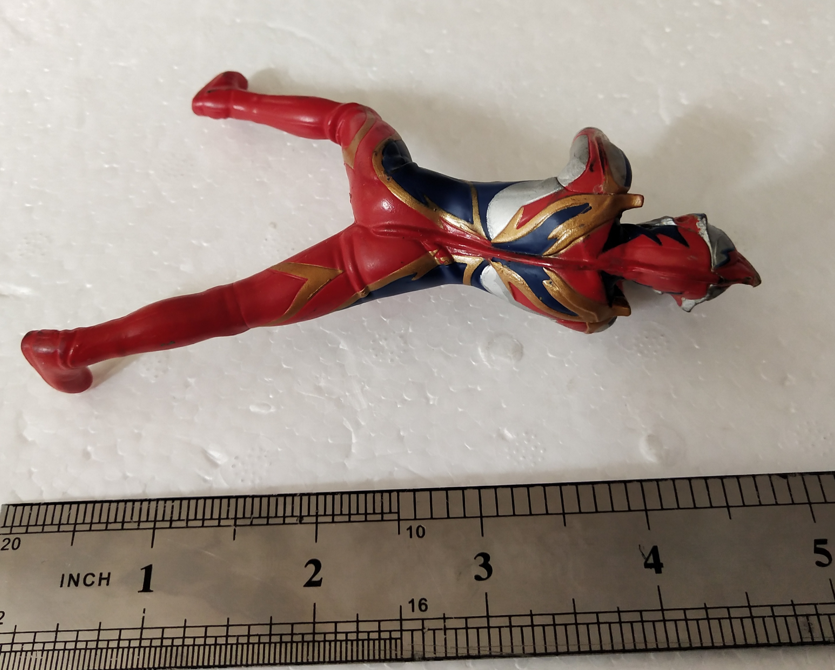 ของเล่น ของสะสม ฟิกเกอร์ HDM อุลตร้าแมนเมบิอุส ร่างฟินิกซ์เบรฟ ท่าปล่อยแสง สูง4นิ้ว สภาพดี ,Ultraman Mebius