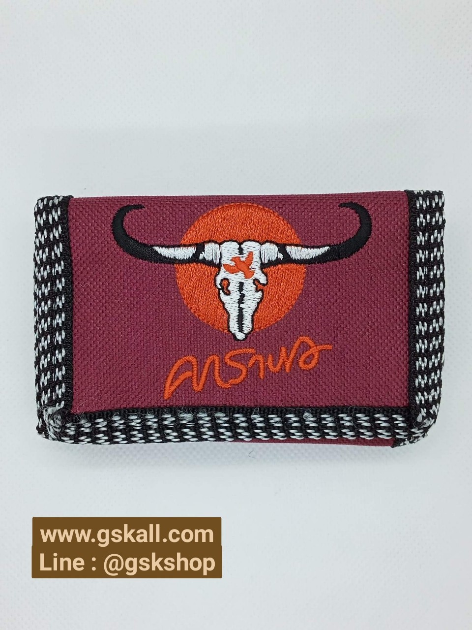 กระเป๋าสตางค์ลายคาราบาว