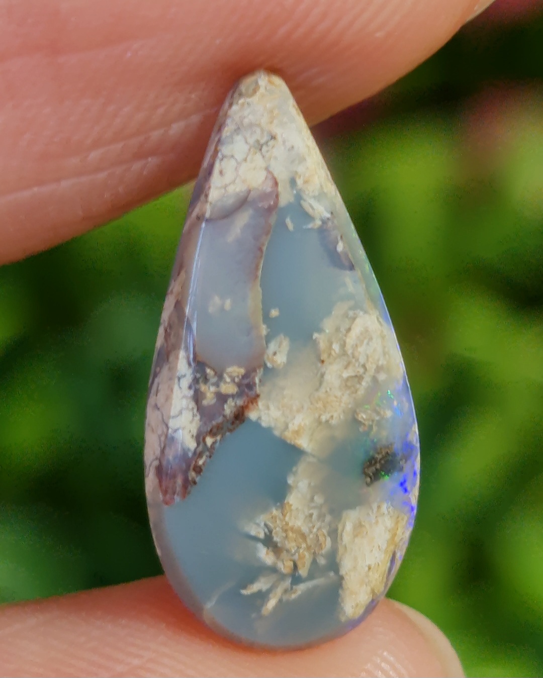 พลอย โบลเดอร์ โอปอล ออสเตรเลีย Australian Boulder Opal 2.37 กะรัต (Cts.) พลอยแท้ อัญมณีมงคลประจําวันเกิด เครื่องประดับพลอย