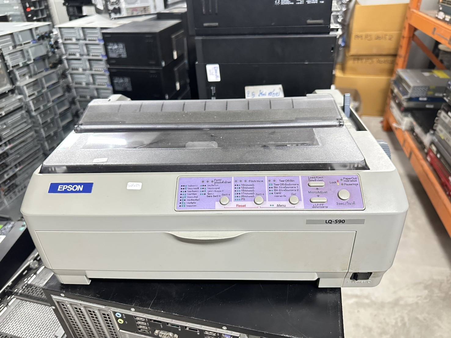 Epson LQ-590+AC ** ไม่มีหมึก ใช้ได้ปกติ