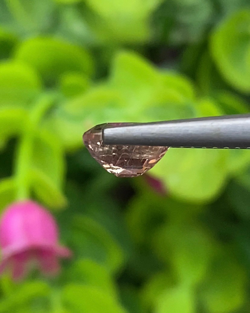 พลอย คัลเลอร์เชนจ์ แซฟไฟร์ Color Change Sapphire 1.19 กะรัต (Cts.) ดิบ พร้อมใบเซอร์ พลอยแท้ อัญมณีมงคลประจําวันเกิด เครื่องประดับพลอย