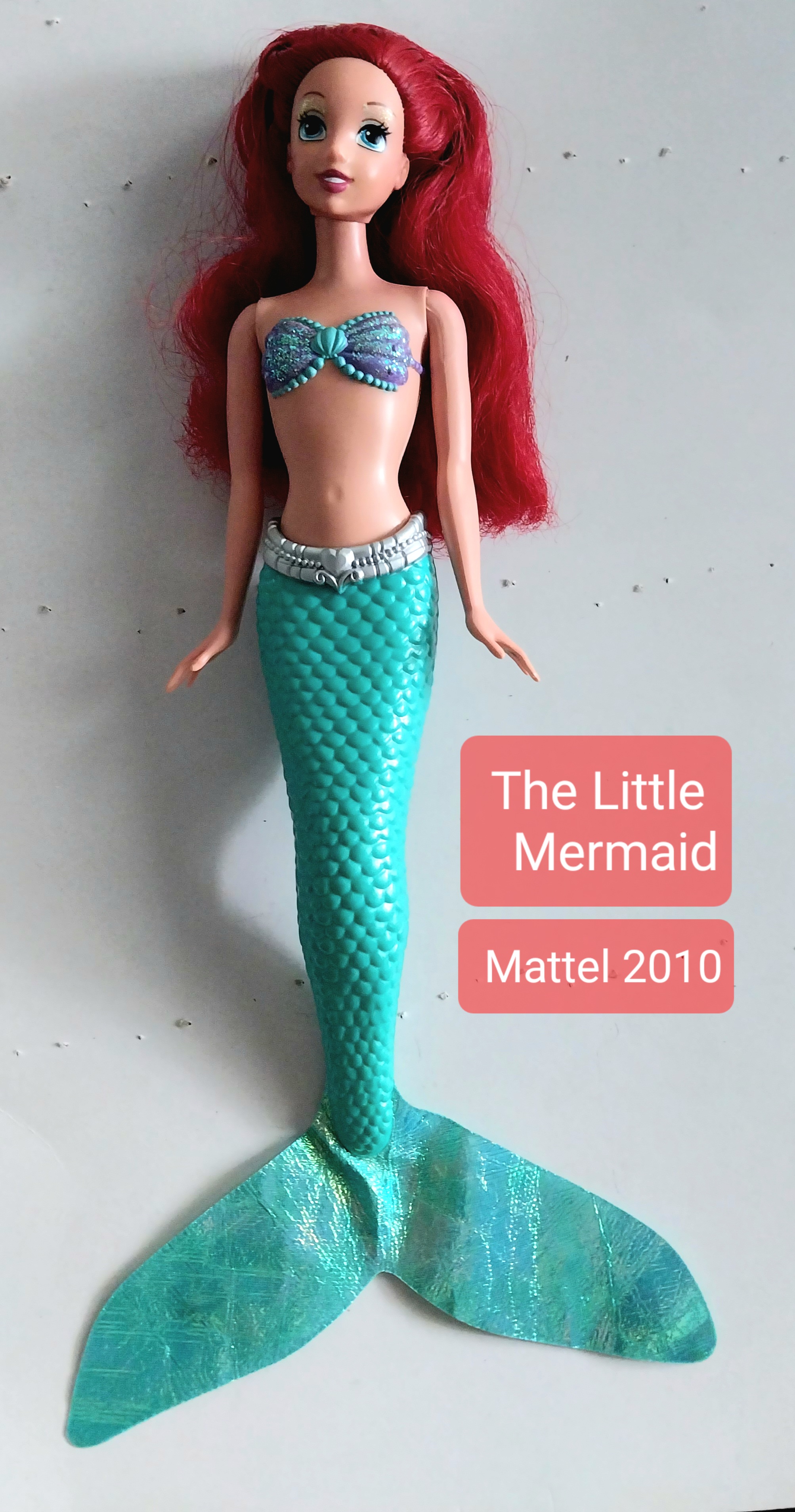 มือ2 สภาพสะวม เจ้าหญิงเงือกน้อย แอเรี่ยล Ariel the little mermaid เจ้าหญิงดิสนีย์ ของมีตามภาพ Mattel2010