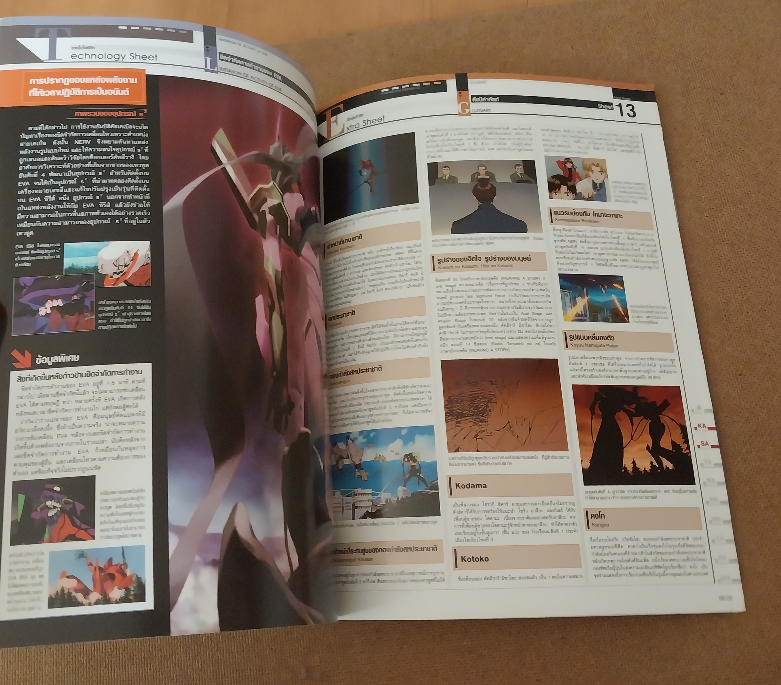 มีหลายภาพ, *แกะเพื่อถ่ายรูป,สารานุกรม สำหรับแฟนพันธุ์แท้อีวานเกเลี่ยน พิมพ์ 4 สีสวยงาม ตลอดทั้งเล่ม ฉบับที่ 9, Evangelion chronicle