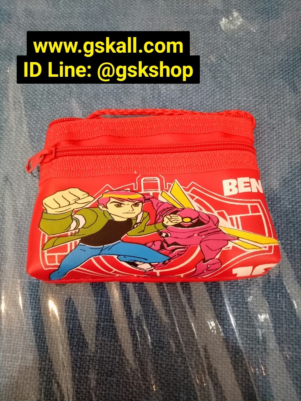 กระเป๋าเด็กมีสองซิปลายเบ็นเท็น