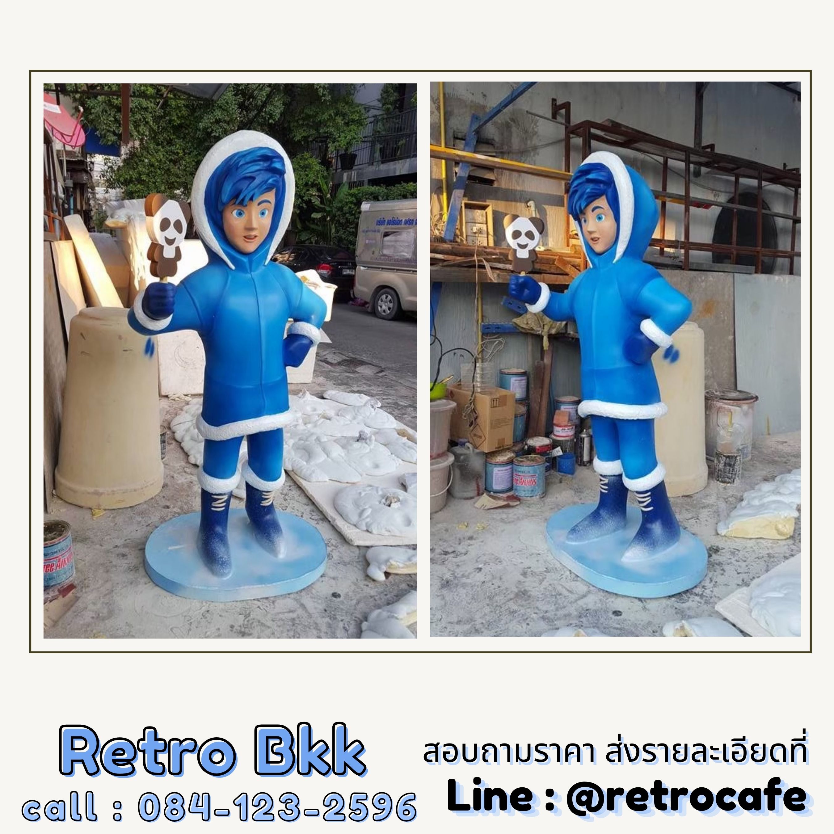 โมเดลอาหารยักษ์ ตกแต่งร้าน