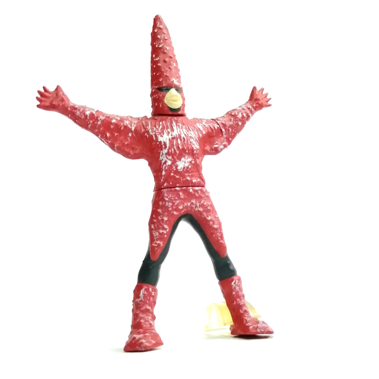 กาชาปอง สัตว์ประหลาด ฮิโตะเดนเจอร์ จาก ไรเดอร์1 ขนาดตามภาพ มีฐานน้ำแข็ง สภาพดี