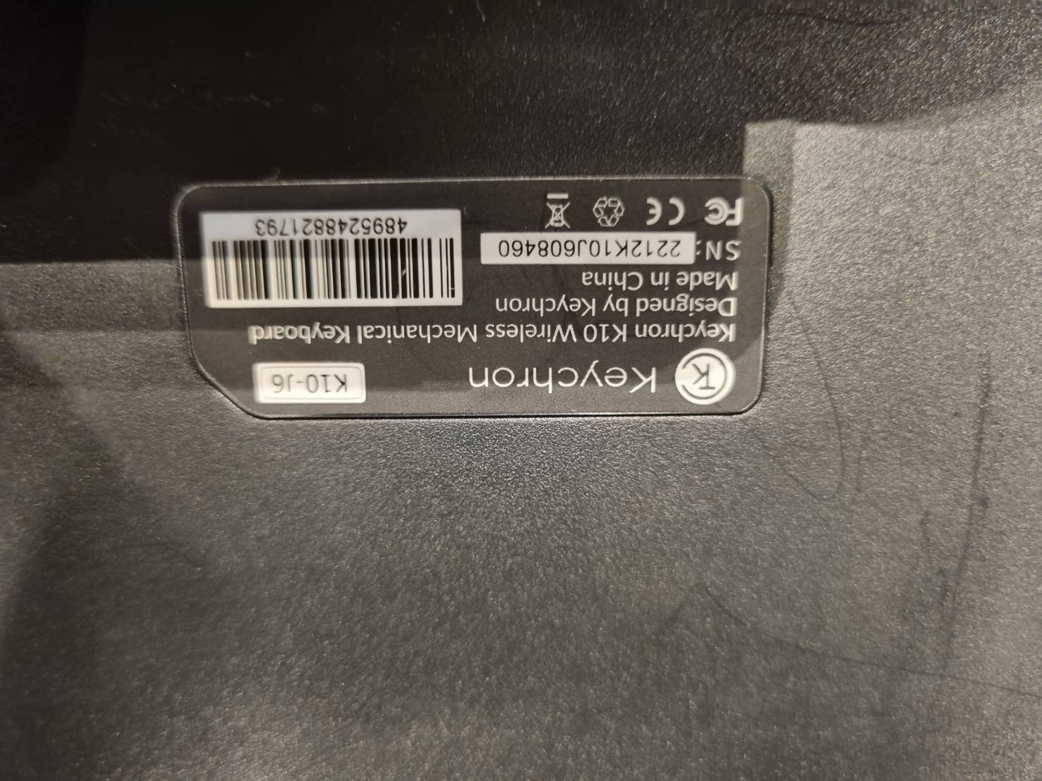 คีย์บอร์ดเกมมิ่ง Keychron Gaming Keyboard K10 Wireless Mechanical Gateron