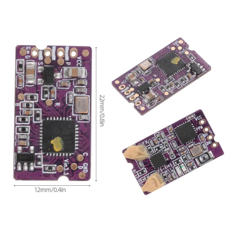 รีซีฟ โดรนซิ่ง FlySky FS-X14S 2.4G 14CH AFHDS 2A RC Receiver Support PPM S.BUS Output for NV14 I6X I6S I6 I4 Transmitter