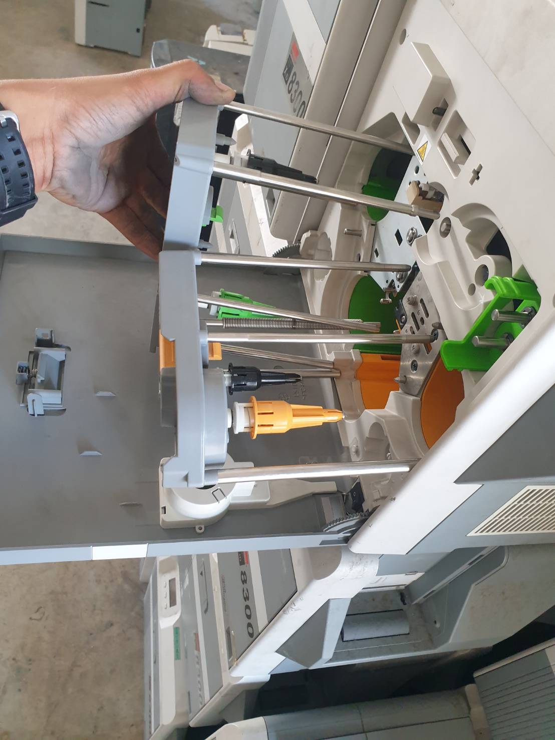 MATICA XID8300 เครื่องพิพม์บัตร ไม่มีหมึก ใช้งานได้ ซื้อหมึกใส่เอง