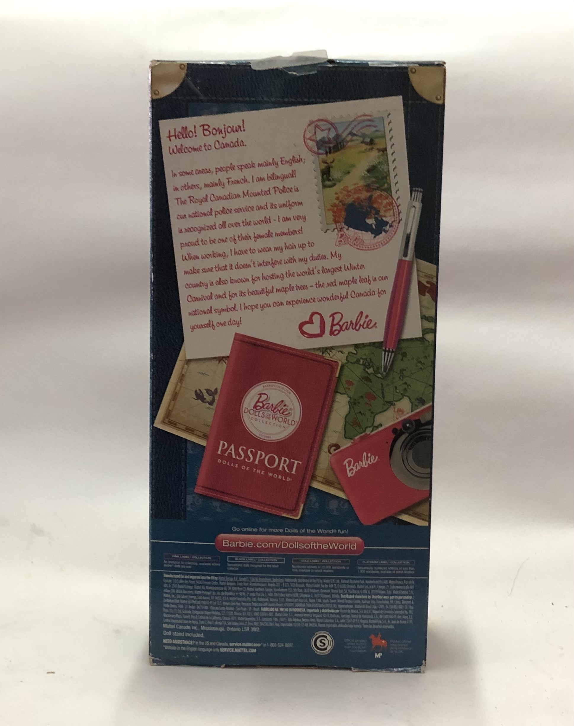 มือ1 เก่าเก็บในกล่อง ตุ๊กตาบาร์บี้รุ่น Dolls of the World ตุ๊กตาประเทศอังกฤษ